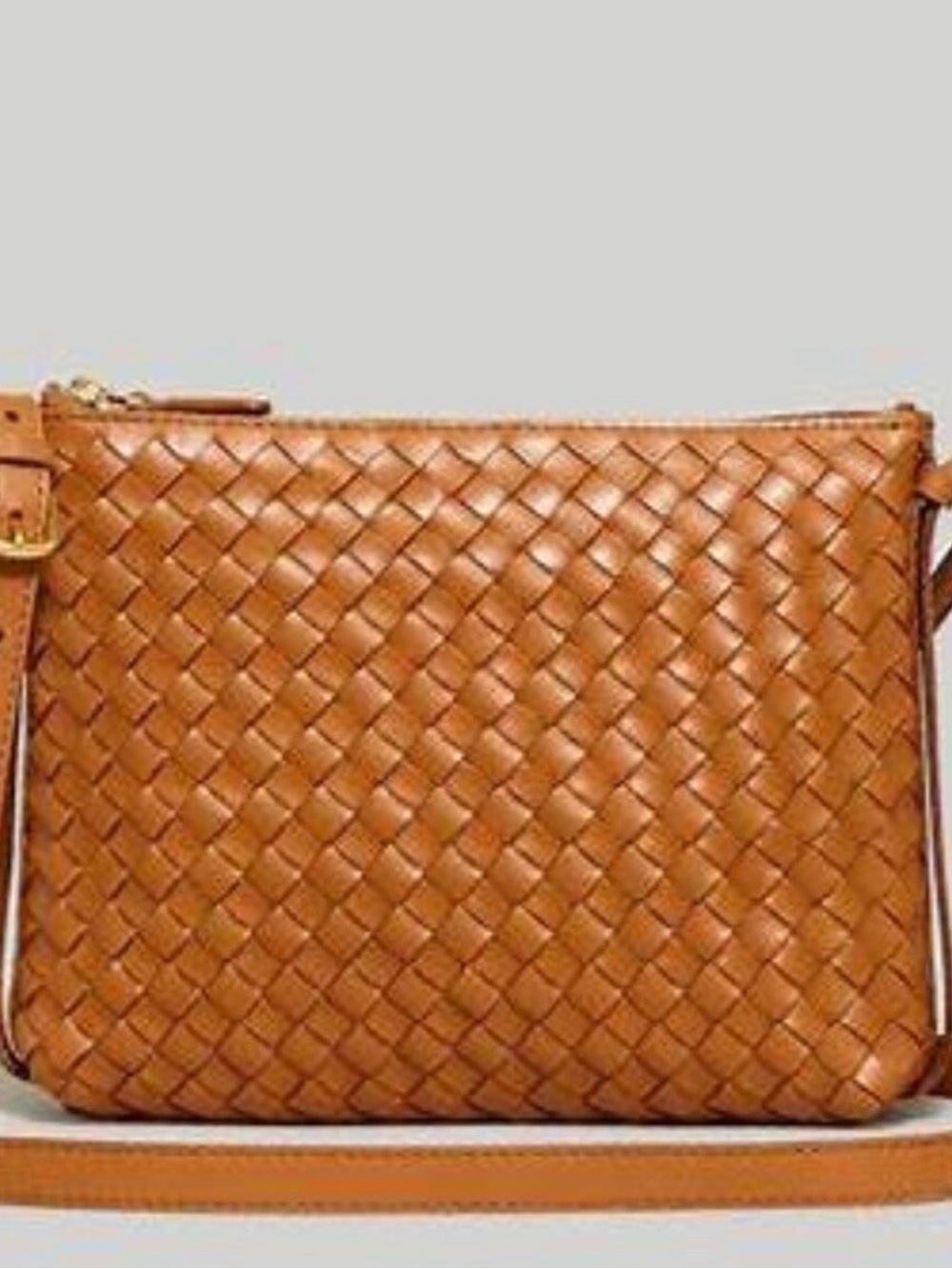 Madewell Woven Leather Crossbody Bag